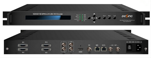 NDS3211B單路MPEG-2、MPEG-4 AVC/H.264高清編碼器