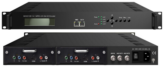NDS3212B 2合1MPEG-2、MPEG-4 AVC/H.264高清編碼器